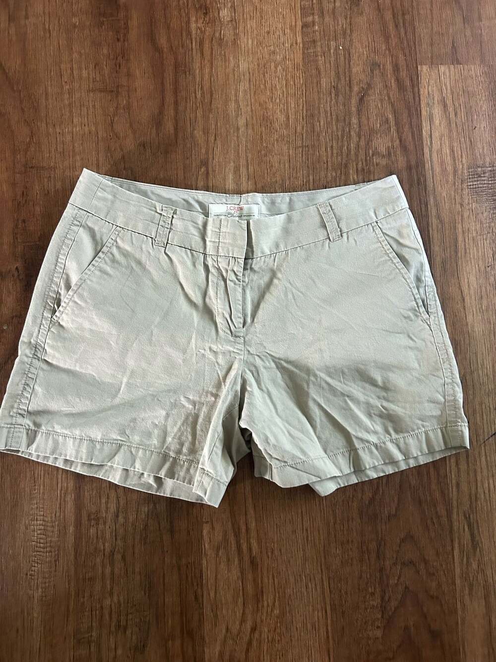 Vintage Women’s J.Crew Chino Broken-In Shorts Khaki